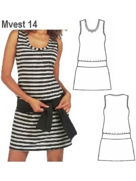 VESTIDO POLERA MUJER 0914