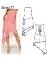 VESTIDO STRAPLESS MUJER 0917