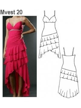 VESTIDO FIESTA MUJER 0920