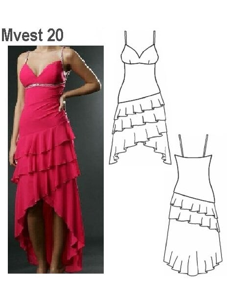 VESTIDO FIESTA MUJER 0920