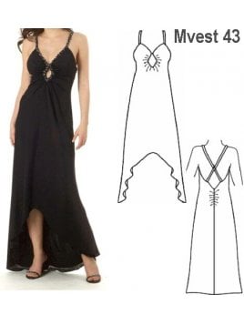 VESTIDO FIESTA MUJER 0943