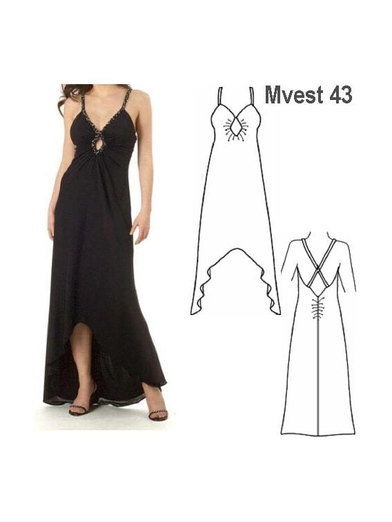 VESTIDO FIESTA MUJER 0943