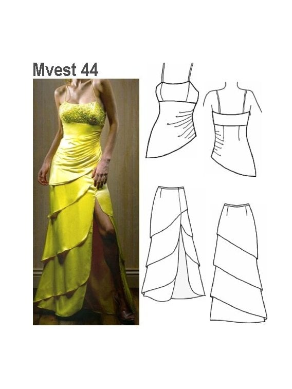 VESTIDO FIESTA MUJER 0944