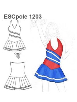 ESCOLAR CHEERLIDER POLERA 1203