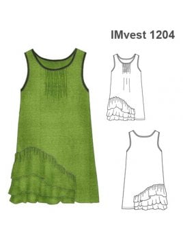 VESTIDO VUELOS COSTADO