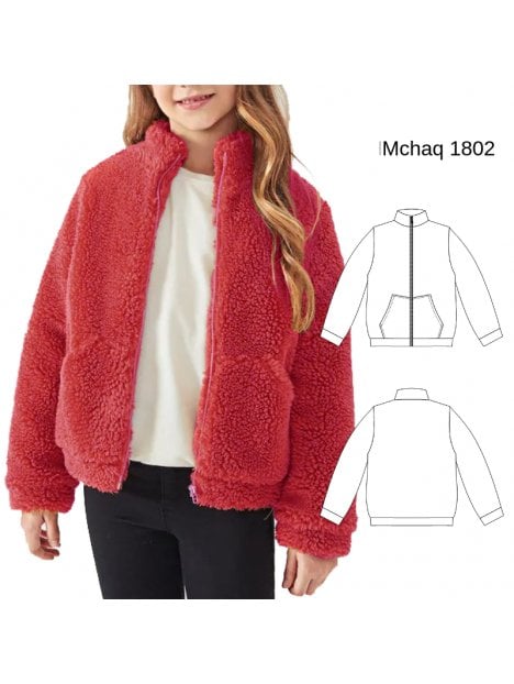 CHAQUETA TEDDY BEAR NIÑA 1802