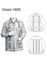 CAMISA GUAYABERA MANGA LARGA  ADULTO E I