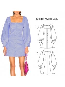 VESTIDO MINI MUJER 1839