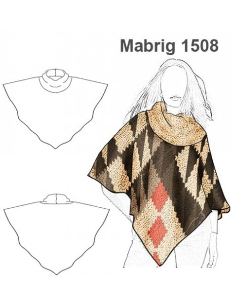 ABRIGO TAPADO PONCHO  MUJER