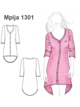 PIJAMA CAMISA MUJER 1301
