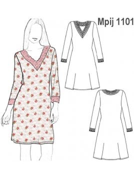 PIJAMA CAMISA MUJER 1101