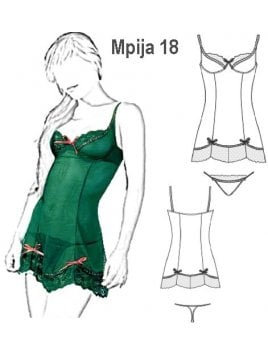 PIJAMA ENAGUA MUJER 0918